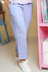 Cambric Cotton Block Printed Pants With Elasticated Waist Band